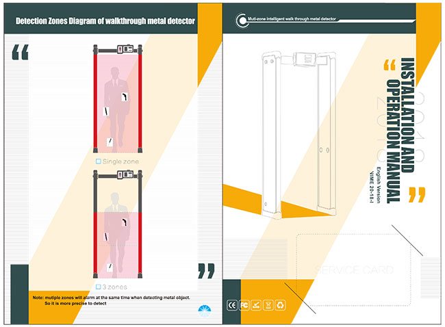 <b>新疆款金屬探測安檢門英文使用說明書</b>