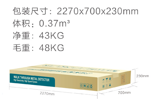 400高精度系列通過式金屬探測(cè)安檢門