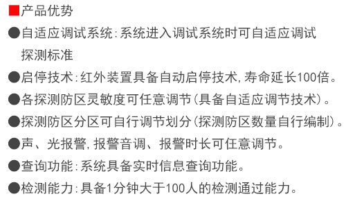 單扇通過式金屬探測安檢門