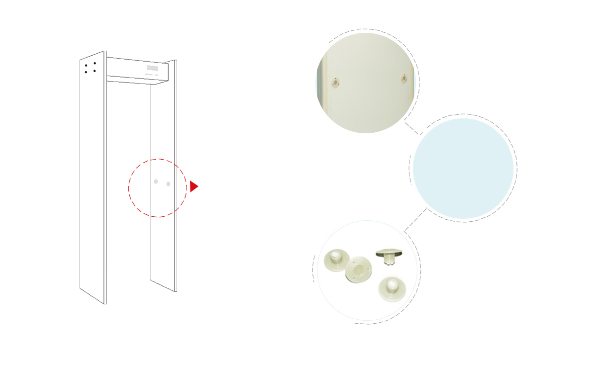 TD-800C,酒店,土豪金,定制,安檢門,金屬探測(cè)門,產(chǎn)品