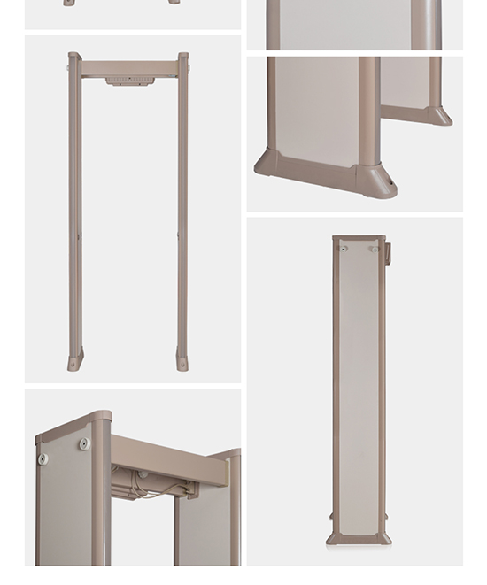 300門板棕色6區(qū)金屬探測(cè)安檢門