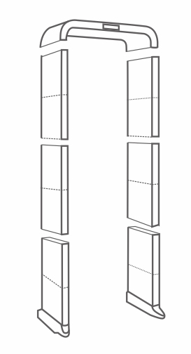 金屬探測系統(tǒng)智慧鏈拼接門技術(shù)優(yōu)勢