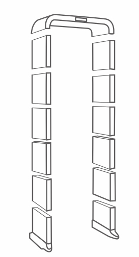 金屬探測系統(tǒng)智慧鏈拼接門技術(shù)優(yōu)勢