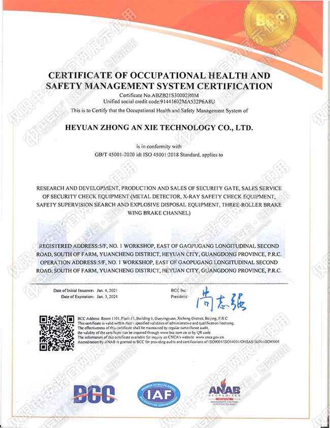 河源工廠ISO45001：2018 英文